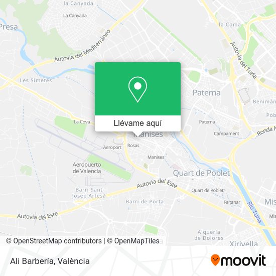 Mapa Ali Barbería