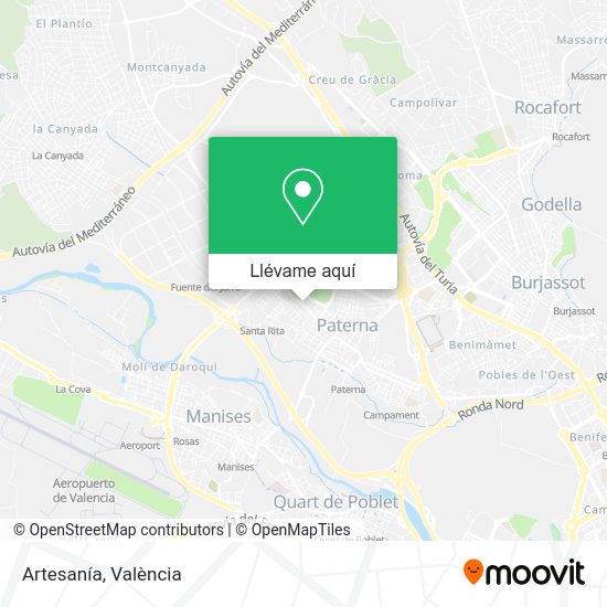 Mapa Artesanía