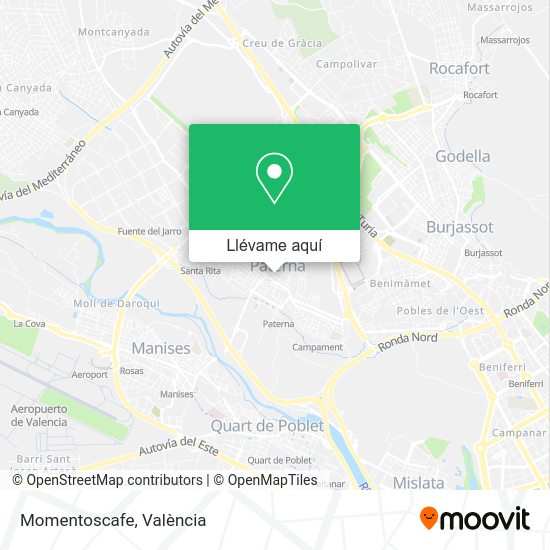 Mapa Momentoscafe