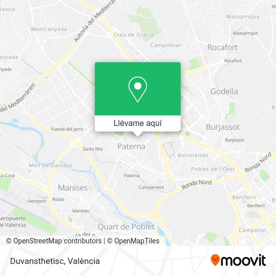 Mapa Duvansthetisc