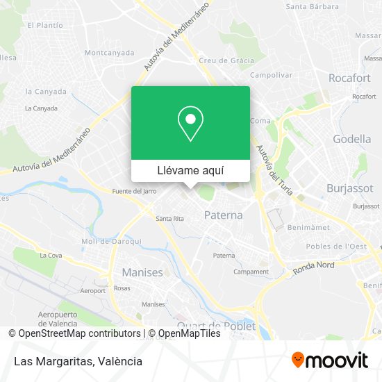 Mapa Las Margaritas