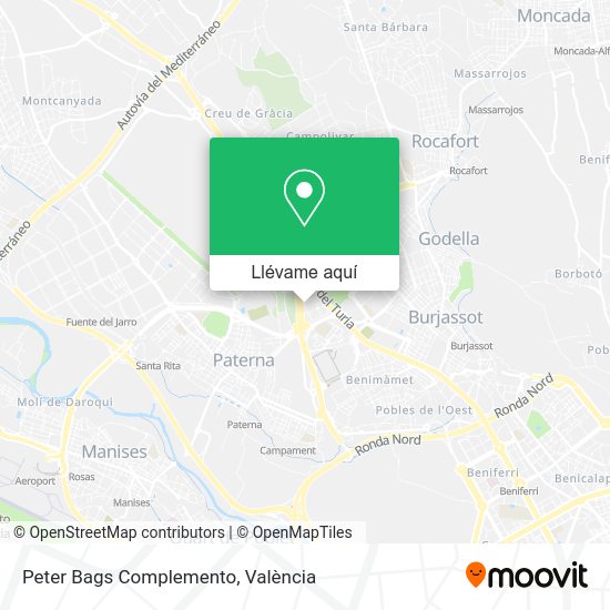 Mapa Peter Bags Complemento