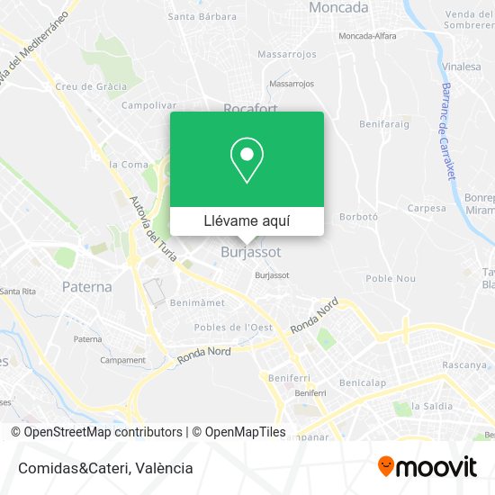 Mapa Comidas&Cateri