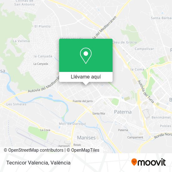 Mapa Tecnicor Valencia
