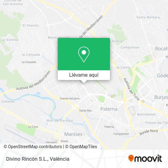 Mapa Divino Rincón S.L.