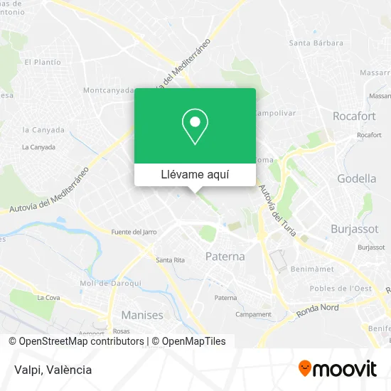Mapa Valpi