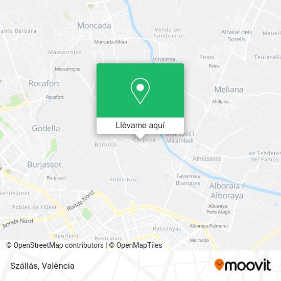 Mapa Szállás