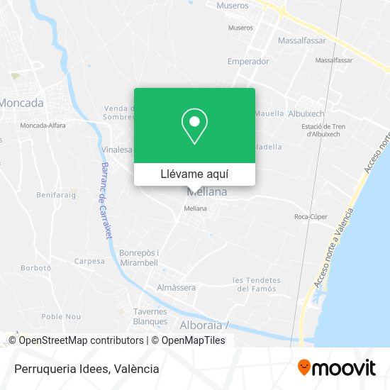 Mapa Perruqueria Idees