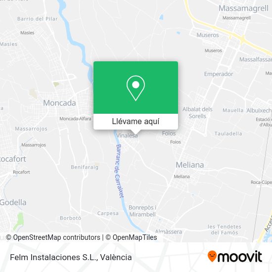 Mapa Felm Instalaciones S.L.
