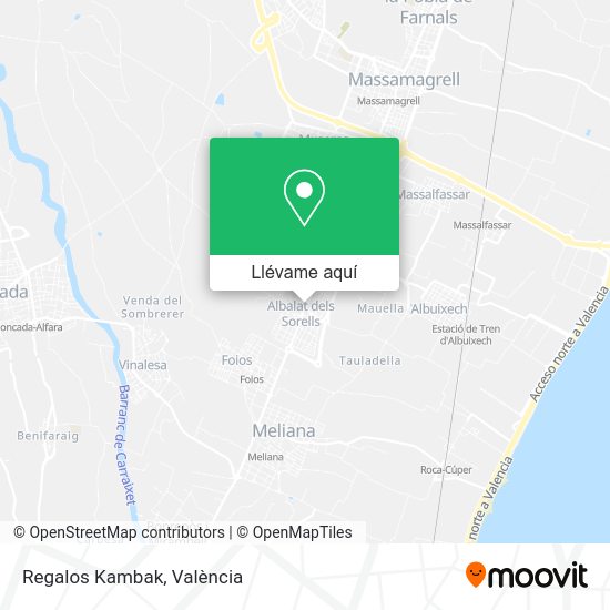 Mapa Regalos Kambak