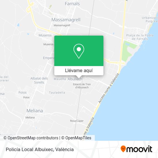 Mapa Policía Local Albuixec