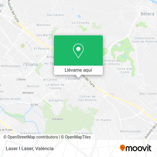 Mapa Laser I Laser