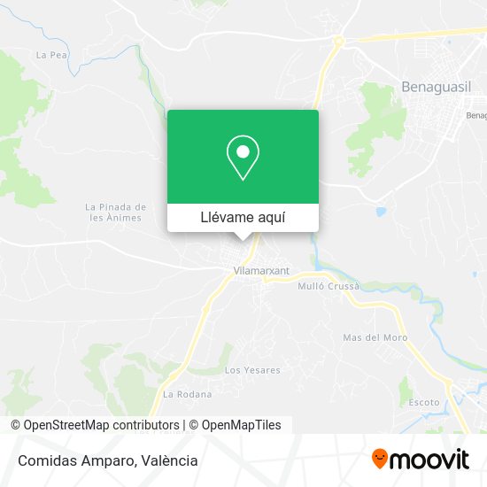 Mapa Comidas Amparo