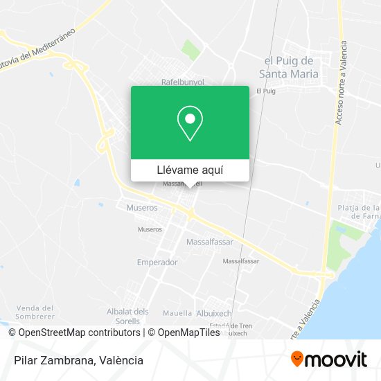 Mapa Pilar Zambrana