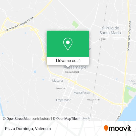 Mapa Pizza Domingo