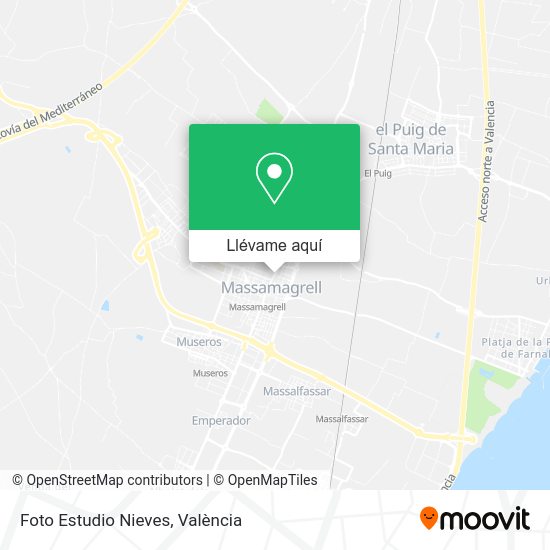 Mapa Foto Estudio Nieves