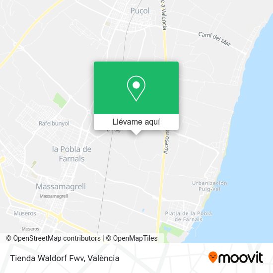 Mapa Tienda Waldorf Fwv