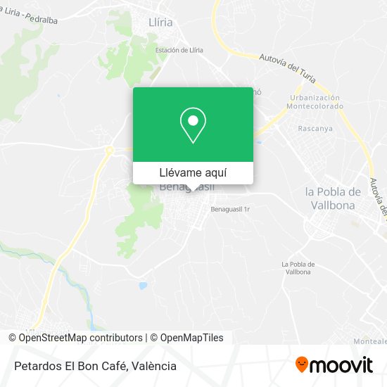 Mapa Petardos El Bon Café