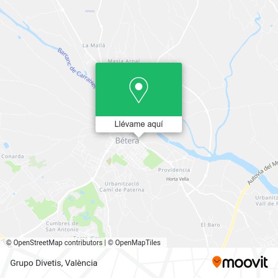 Mapa Grupo Divetis