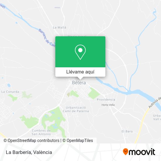 Mapa La Barbería