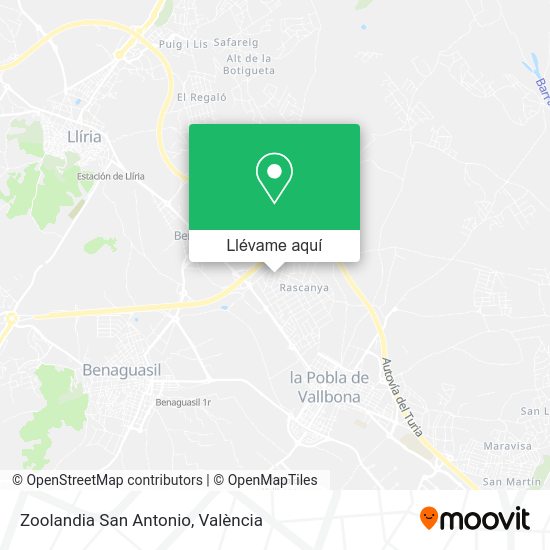 Mapa Zoolandia San Antonio