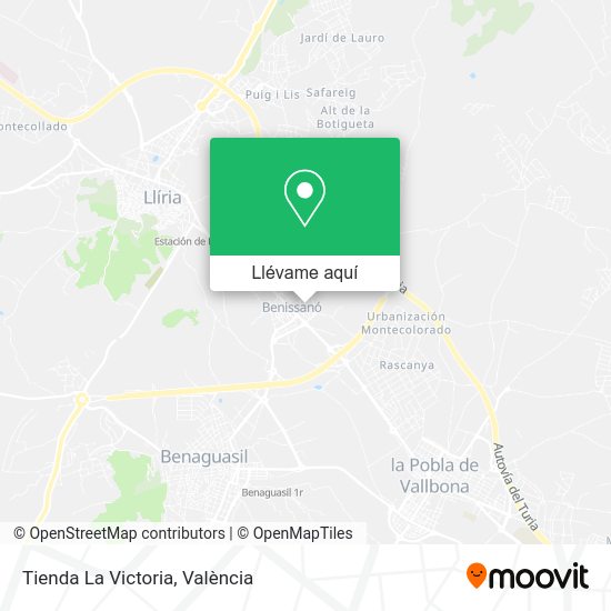 Mapa Tienda La Victoria