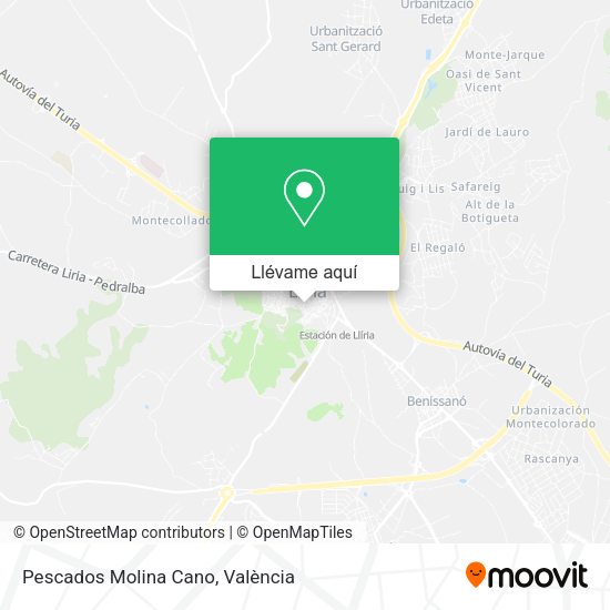 Mapa Pescados Molina Cano