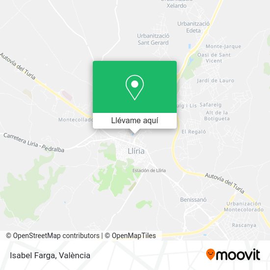 Mapa Isabel Farga