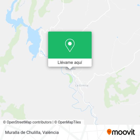 Mapa Muralla de Chulilla