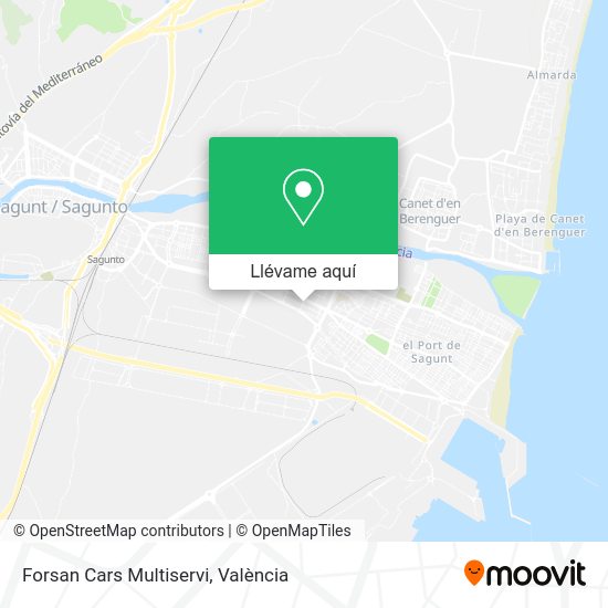 Mapa Forsan Cars Multiservi