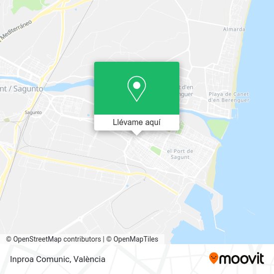 Mapa Inproa Comunic