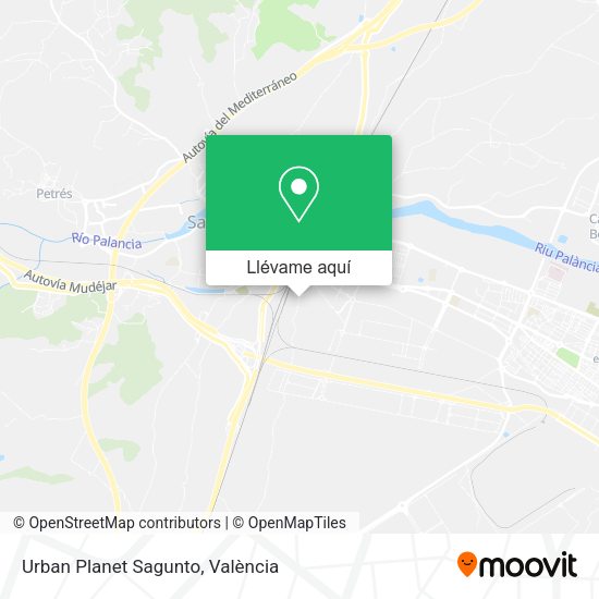 Mapa Urban Planet Sagunto