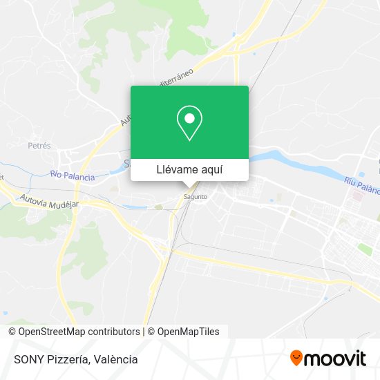 Mapa SONY Pizzería