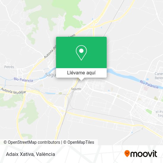 Mapa Adaix Xativa