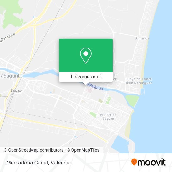 Mapa Mercadona Canet