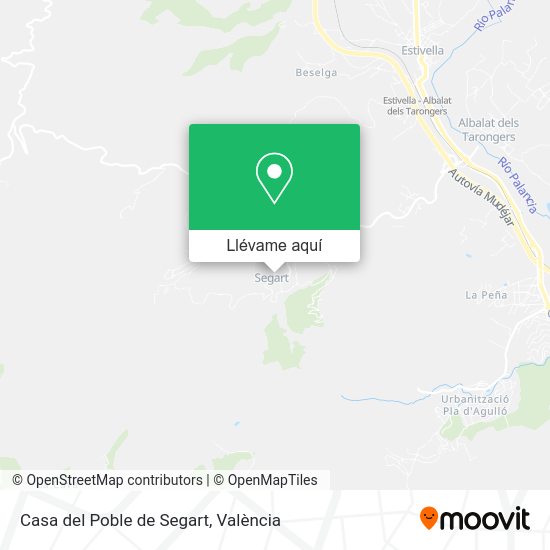 Mapa Casa del Poble de Segart