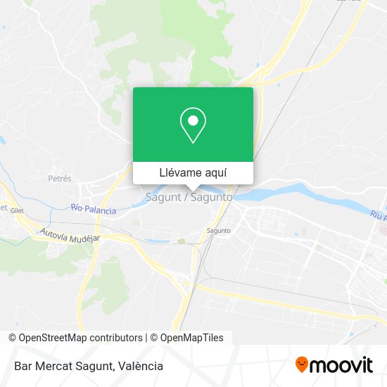 Mapa Bar Mercat Sagunt