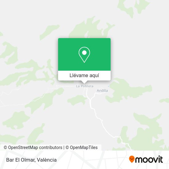 Mapa Bar El Olmar