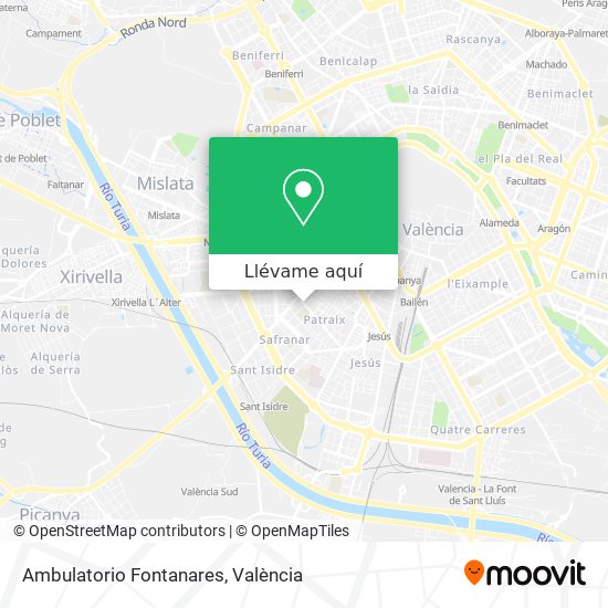 Mapa Ambulatorio Fontanares