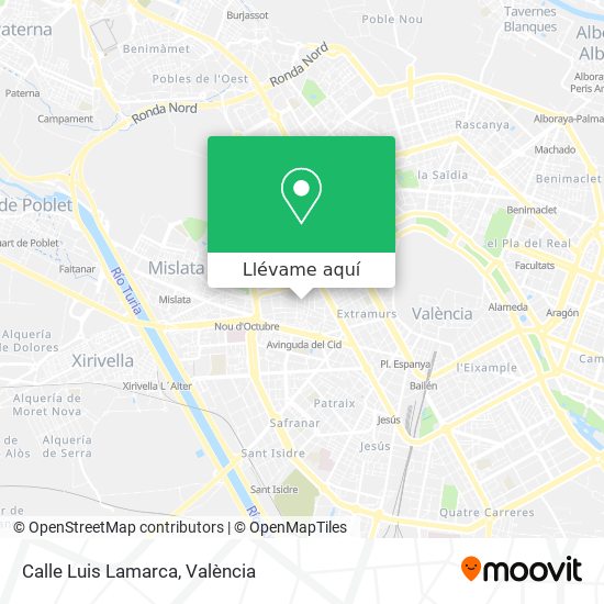 Mapa Calle Luis Lamarca