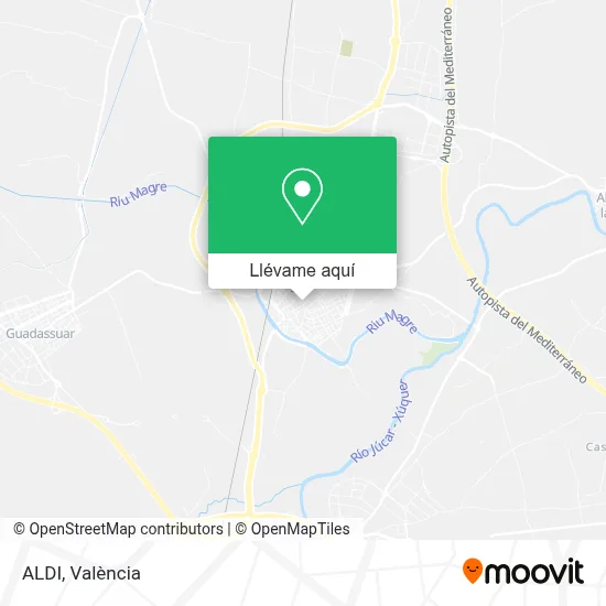 Mapa ALDI
