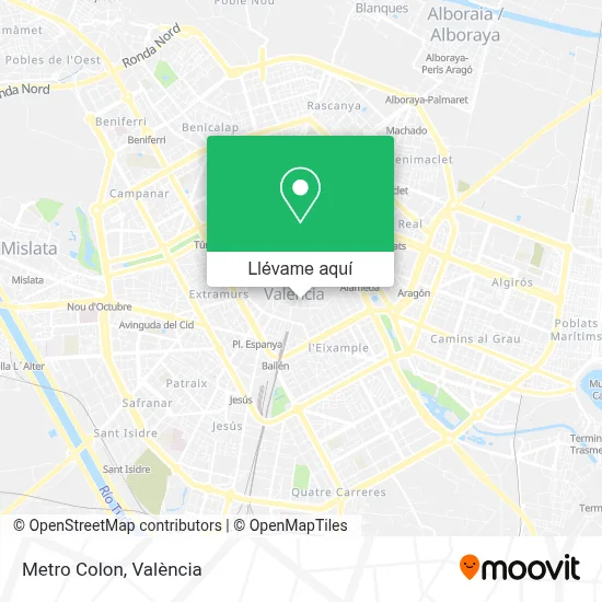 Mapa Metro Colon