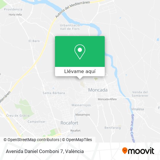 Mapa Avenida Daniel Comboni 7