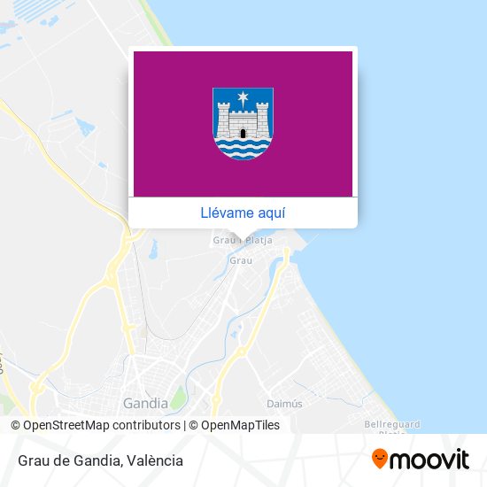 Mapa Grau de Gandia