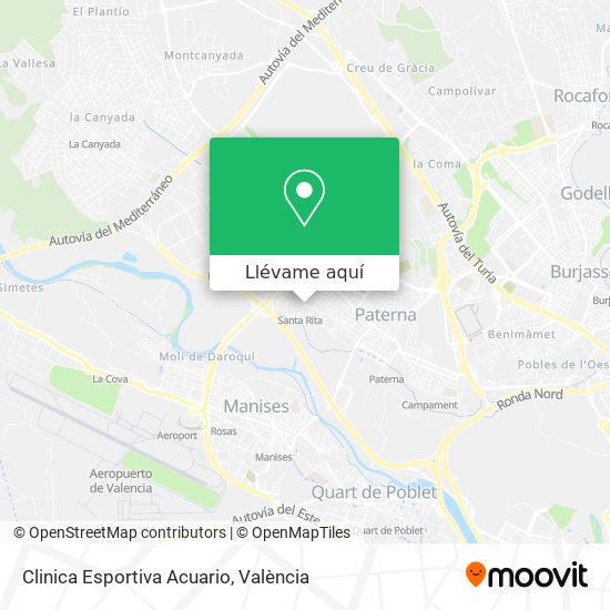 Mapa Clinica Esportiva Acuario