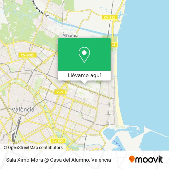 Mapa Sala Ximo Mora @ Casa del Alumno