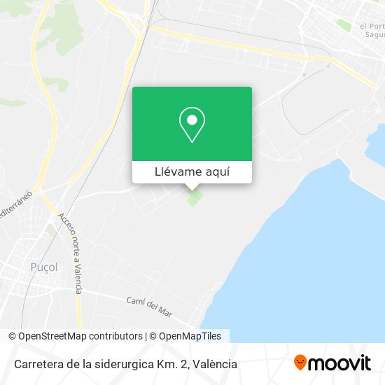 Mapa Carretera de la siderurgica Km. 2