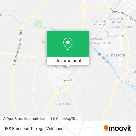 Mapa IES Francesc Tarrega