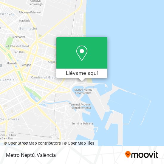 Mapa Metro Neptú