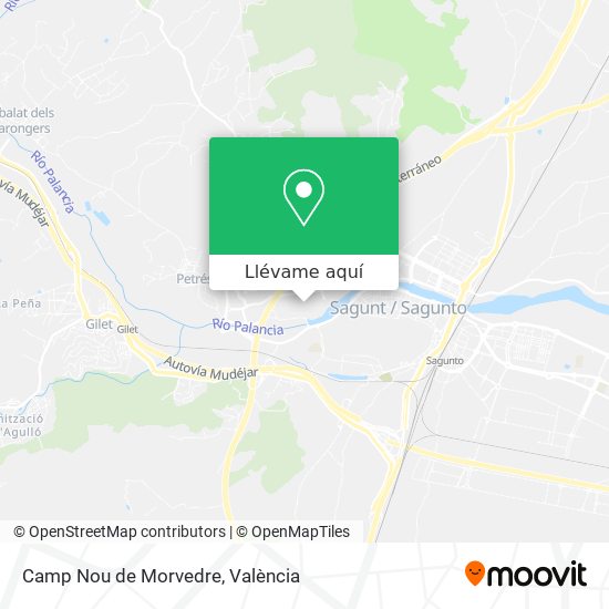 Mapa Camp Nou de Morvedre